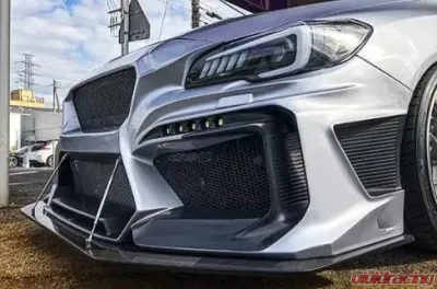 Liberal Addiction Carbon Finish Front Splitter Subaru Impreza | WRX | STI 2015-2021 - LBR-FSAD-CF-VAB