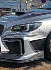 Liberal Addiction Carbon Finish Front Splitter Subaru Impreza | WRX | STI 2015-2021                                     - LBR-FSAD-CF-VAB - Image 3