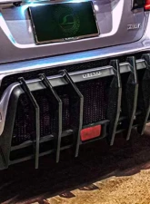 Liberal Addiction Carbon Finish Rear Vertical Fin Diffuser Subaru Impreza | WRX | STI 2015-2021                                     - LBR-RDAD-CF-VAB - Image 3