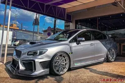 Liberal Addiction Carbon Finish Side Skirt Extension Subaru Impreza | WRX | STI 2015-2021 - LBR-SSAD-CF-VAB