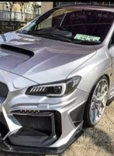 Liberal Addiction Carbon Finish Side Skirt Extension Subaru Impreza | WRX | STI 2015-2021                                     - LBR-SSAD-CF-VAB - Image 3