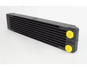 CSF Radiator Universal Dual-Pass Oil Cooler - M22 x 1.5 Connections 22Lx4.75Hx2.16W (in)