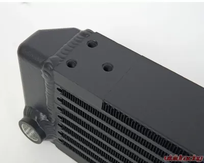 CSF Radiators Universal Dual-Pass Oil Cooler for Porsche 911 RS 1969-1973, M22 x 1.5, Black - 8201