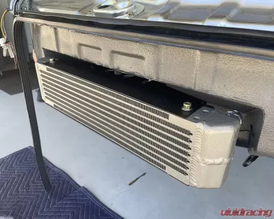 CSF Radiators Universal Dual-Pass Oil Cooler for Porsche 911 RS 1969-1973, M22 x 1.5, Black - 8201