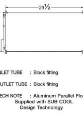 CSF A/C Condenser for Honda Odyssey 3.5L 2005-2010, Parallel Flow Design, OE Quality                                     - 10435 - Image 2