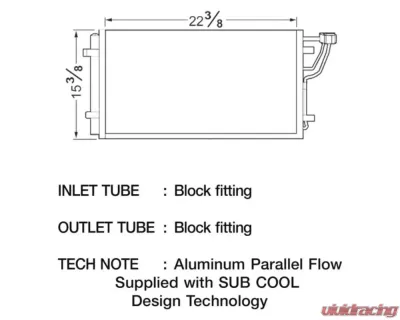 CSF A/C Condenser for Hyundai Elantra 2.0L 2007-2010, Parallel Flow Design, OE Quality - 10466