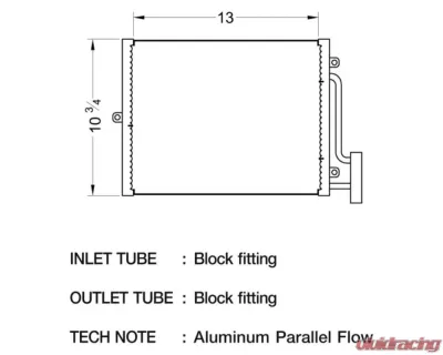 CSF A/C Condenser for Porsche Boxster 2.5L 1997-199 Parallel Flow Design - 10541