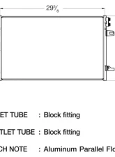 CSF A/C Condenser for Dodge Caravan 2.4L 2005-2007, Parallel Flow Design, OE Quality                                     - 10553 - Image 2
