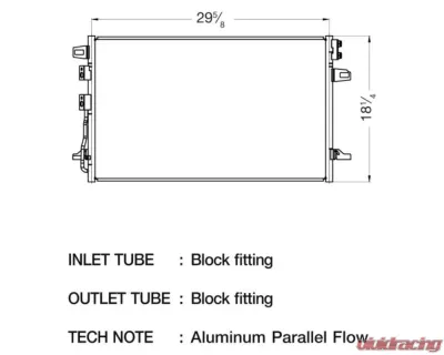 CSF A/C Condenser for Dodge Caravan 2.4L 2005-2007, Parallel Flow Design, OE Quality - 10553