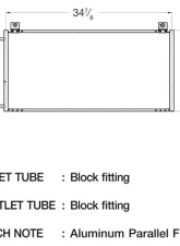 CSF A/C Condenser for Chevrolet Tahoe 4.8L 2000-2006, Parallel Flow Design, 35"x17"                                     - 10570 - Image 2