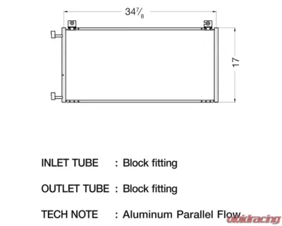 CSF A/C Condenser for Chevrolet Tahoe 4.8L 2000-2006, Parallel Flow Design, 35"x17" - 10570