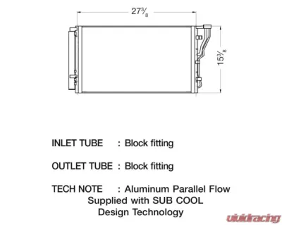 CSF A/C Condenser for Kia Optima 2.4L 2011-2013, Parallel Flow Design, OE Quality - 10670