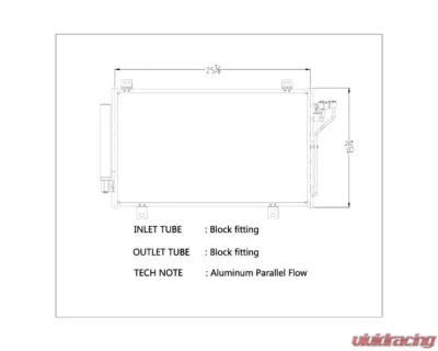CSF A/C Condenser for Mazda 3 2.0L 2014-2015, Parallel Flow Design, OE Quality - 10731