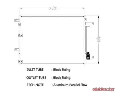 CSF A/C Condenser for Jeep Cherokee 2.4L 2014-2018, Parallel Flow Design, OE Quality - 10769