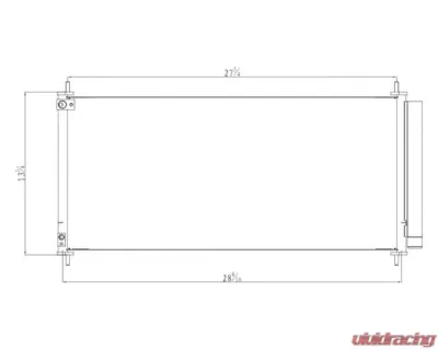 CSF Radiators A/C Condenser for Acura TLX 2.4L 2015-2019, Durable Aluminum Construction - 10802