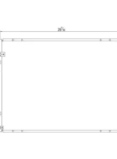 CSF A/C Condenser for Lexus RX 2006-2008, 20" Width, Parallel Flow Design                                     - 10901 - Image 2