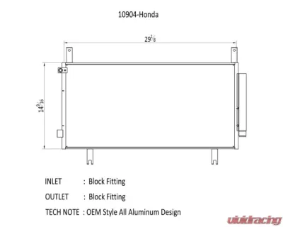 CSF A/C Condenser for Honda CR-V 2017-2022, OE Quality, Advanced Technology - 10904