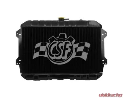 CSF Radiators OEM Plastic Radiator for Nissan 240Z 1970-1973, 260Z 1974-1975, Copper-Brass - 110