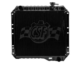 CSF Radiators OEM Plastic Radiator for Toyota Land Cruiser 1970-1980, 3 Rows, Copper-Brass
