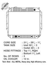 CSF Radiators OEM Plastic Radiator for Ford E-Series 1992-1996, 2277 Model                                     - 2277 - Image 2