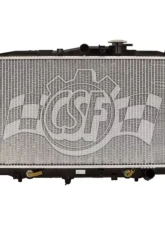 CSF Radiators Engine Coolant Radiator for Acura CL 1997, Honda Accord 1994-1997, Prelude 1997-2001, Plastic Tank-Aluminum Core                                     - 2605 - Image 2