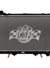 CSF Radiators OEM Plastic Radiator for Lexus LS 1995-2000, 15 13/16" Core, Aluminum                                     - 2607 - Image 2