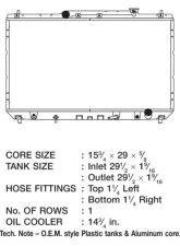 CSF Radiators Engine Coolant Radiator for Toyota Camry 1997-2001, Solara 1999-2001, Plastic-Aluminum                                     - 2621 - Image 2