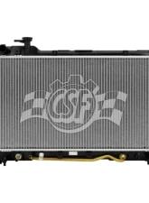 CSF Radiators OEM Plastic Engine Coolant Radiator for Toyota RAV4 1998-2001, 1 Row, Aluminum Core                                     - 2624 - Image 2