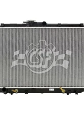 CSF Radiators OEM Plastic Radiator for Acura TL 1999-2001, Honda Accord 1998-2002, Aluminum Core                                     - 2798 - Image 2