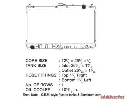 CSF Radiators Engine Coolant Radiator for Mazda Miata 1999-2005, Plastic-Aluminum, 1 Row - 2809