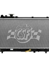CSF Radiators Engine Coolant Radiator for Mazda Protege 1999-2003, Plastic Tank-Aluminum Core                                     - 2812 - Image 2