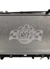 CSF Radiators Engine Coolant Radiator for Toyota Sienna 1998-2003, Plastic-Aluminum, 17 11/16" Core                                     - 2817 - Image 2