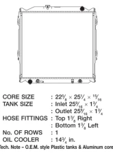 CSF Radiators Engine Coolant Radiator for Toyota 4Runner 1996-2002, Plastic-Aluminum, Downflow                                     - 2820 - Image 2