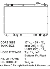 CSF Radiators Engine Coolant Radiator for Toyota Highlander 2001-2007, Plastic-Aluminum Construction                                     - 2822 - Image 2