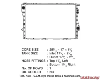 CSF Radiators Engine Coolant Radiator for BMW 5-Series 1997-1998, 7-Series 1995-1998, Plastic-Aluminum - 2918