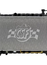 CSF Radiators OEM Plastic Radiator for Hyundai Santa Fe 2001-2006, 2924 Model                                     - 2924 - Image 2