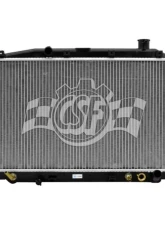 CSF Radiators OEM Plastic Radiator for Honda Civic Si 2003-2005, 2978 Model                                     - 2978 - Image 2