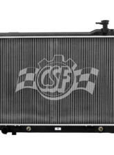 CSF Radiators OEM Plastic Radiator for Honda Civic 2003-2005, 2980 Model                                     - 2980 - Image 2
