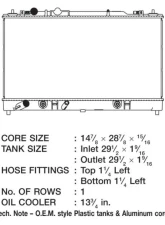 CSF Radiators Engine Coolant Radiator for Mazda 6 2003-2008, OEM Plastic-Aluminum Construction                                     - 2992 - Image 2