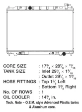 CSF Radiators Engine Coolant Radiator for Nissan Murano 2003-2007, Plastic Tank-Aluminum Core                                     - 2995 - Image 2