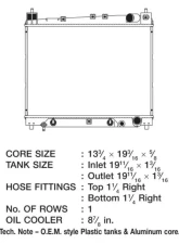 CSF Radiators OEM Plastic Radiator for Scion xA xB Toyota Echo 2000-2005, 1 Row, Aluminum Core                                     - 3001 - Image 2
