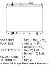 CSF Radiators Engine Coolant Radiator for Suzuki Grand Vitara | XL-7 2001-2005, Plastic-Aluminum                                     - 3005 - Image 2