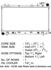 CSF Radiators OEM Plastic Radiator for Subaru Forester/Impreza 1999-2002, Aluminum Core                                     - 3099 - Image 2