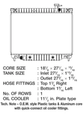 CSF Radiators Engine Coolant Radiator for Buick, Chevy, GMC, Isuzu, Oldsmobile, Saab 2002-2009                                     - 3107 - Image 2
