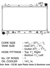 CSF Radiators Engine Coolant Radiator for Subaru Forester 2003-2005, Plastic-Aluminum Construction                                     - 3139 - Image 2