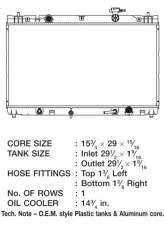 CSF Radiators OEM Plastic Engine Coolant Radiator for Toyota Camry/Solara 2002-2008                                     - 3143 - Image 2