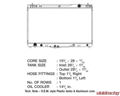 CSF Radiators Engine Coolant Radiator for Lexus ES 2002-2006, Toyota Camry 2002-2006, Solara 2004-2008, Plastic-Aluminum Construction - 3145