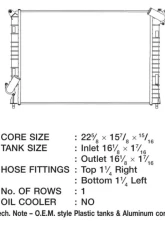 CSF Radiators OEM Plastic Radiator for Mini Cooper 2002-2007, 22.75" x 16.06" Aluminum Core                                     - 3194 - Image 2