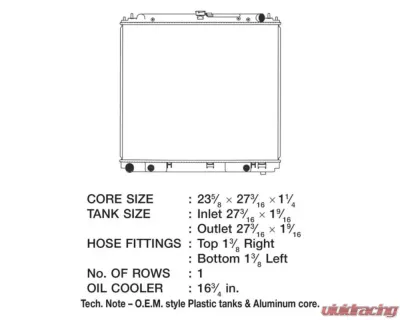CSF Radiators Engine Coolant Radiator for Nissan Frontier | Pathfinder | Xterra | Suzuki Equator 2005-2019 - 3196