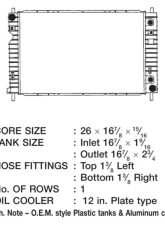 CSF Radiators OEM Plastic Radiator for 2005 Chevy Equinox, Direct Fit Replacement                                     - 3259 - Image 2